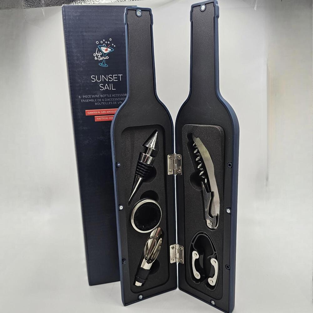 Chic & Tonic 6 Piece‎ Wine Bottle Opener Accessories